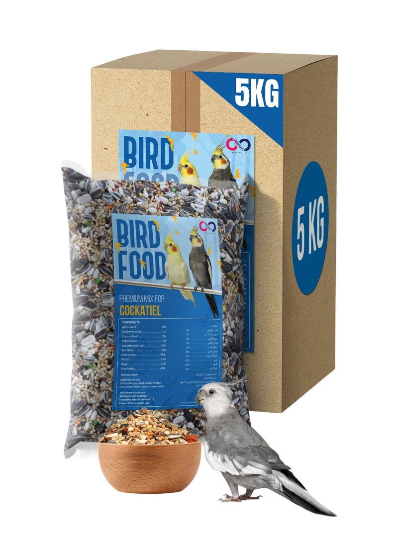 BRANDSFINITY Premium Bird Food For Cockatiel And Parakeet - Image 1